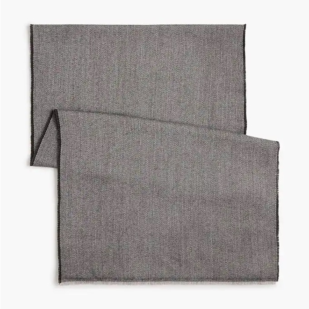 J. Crew Factory Herringbone scarf - Picture 3 of 13
